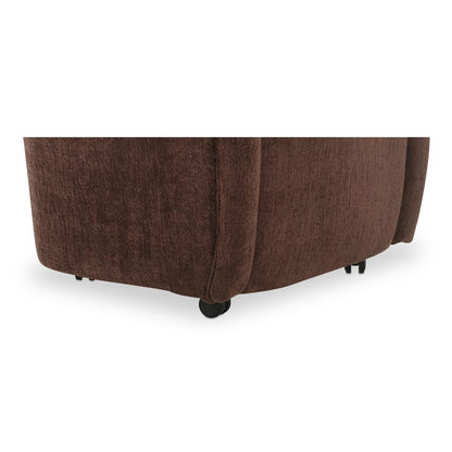 Moes Home - Drava Rolling Dining Chair Dark Brown - OA-1034-20 view 8