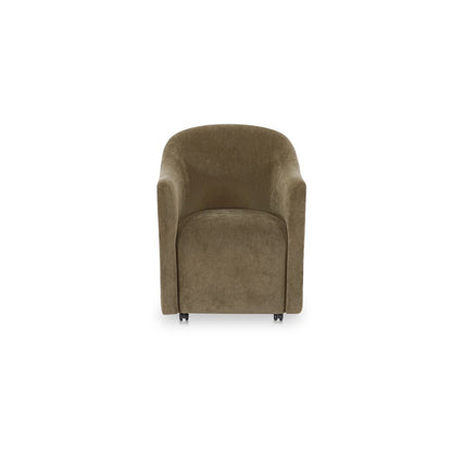 Moes Home - Drava Rolling Dining Chair Green - OA-1034-16 view 2