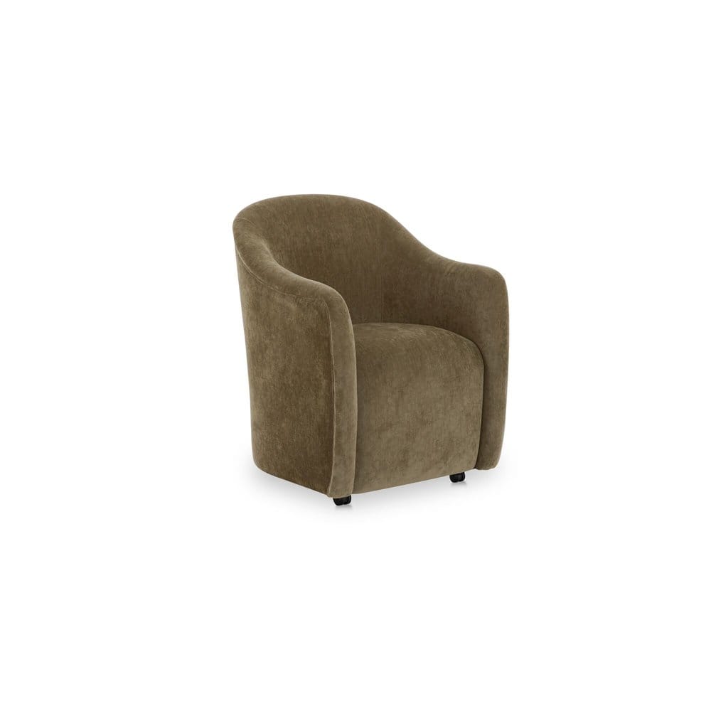 Moes Home - Drava Rolling Dining Chair Green - OA-1034-16 view 3
