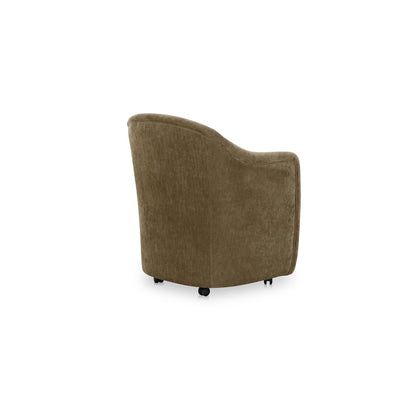 Moes Home - Drava Rolling Dining Chair Green - OA-1034-16 view 4