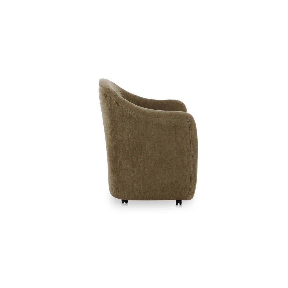 Moes Home - Drava Rolling Dining Chair Green - OA-1034-16 view 5