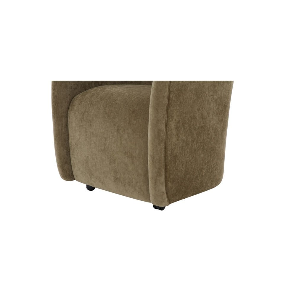 Moes Home - Drava Rolling Dining Chair Green - OA-1034-16 view 7