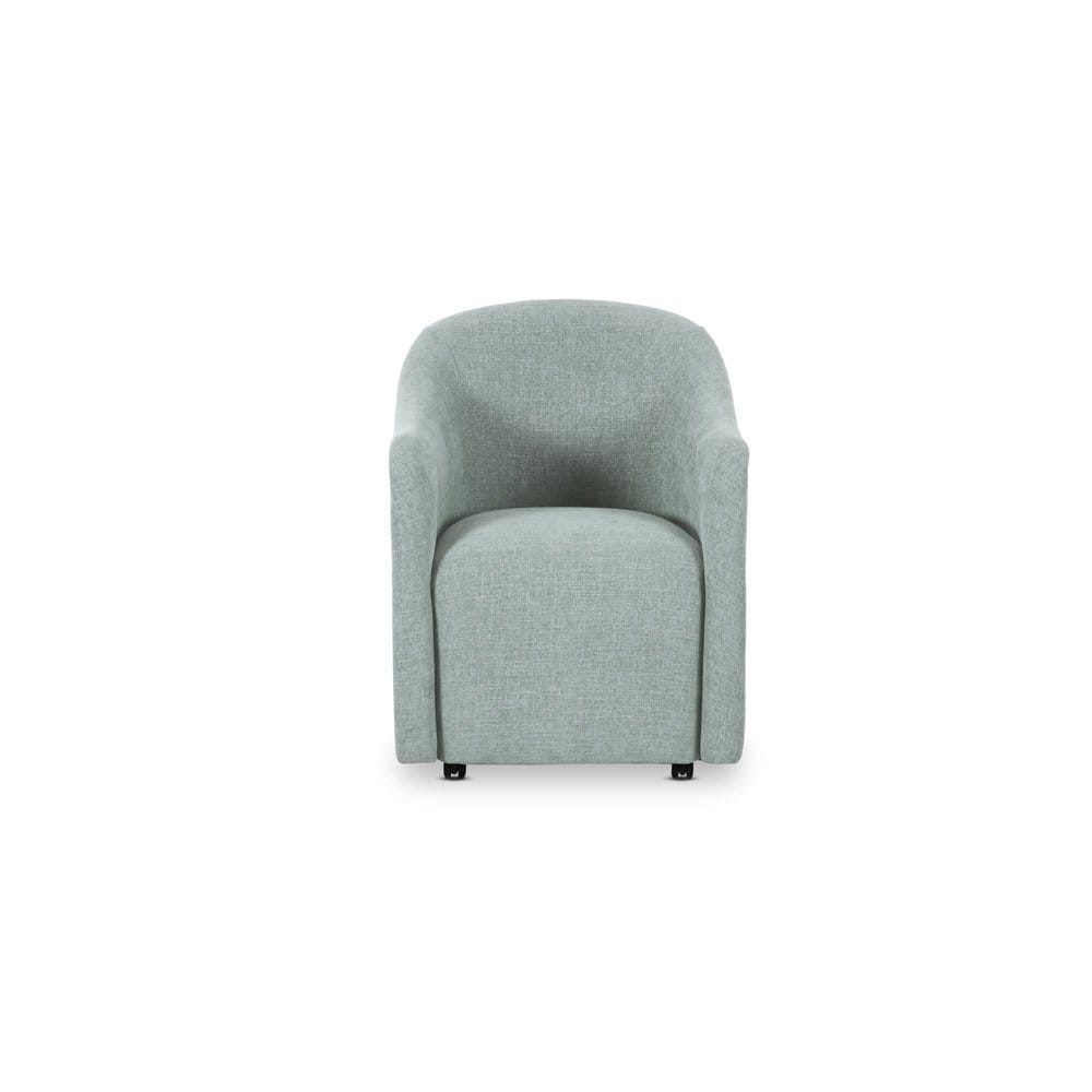 Moes Home - Drava Rolling Dining Chair Light Blue - OA-1034-45 view 1