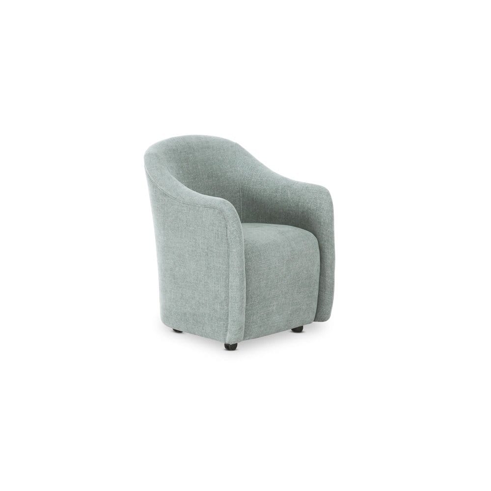 Moes Home - Drava Rolling Dining Chair Light Blue - OA-1034-45 view 3