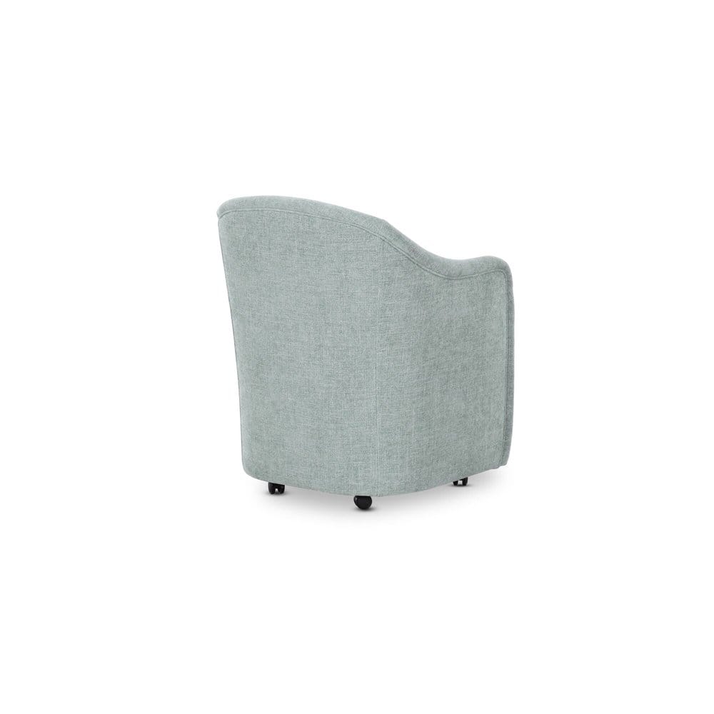 Moes Home - Drava Rolling Dining Chair Light Blue - OA-1034-45 view 4