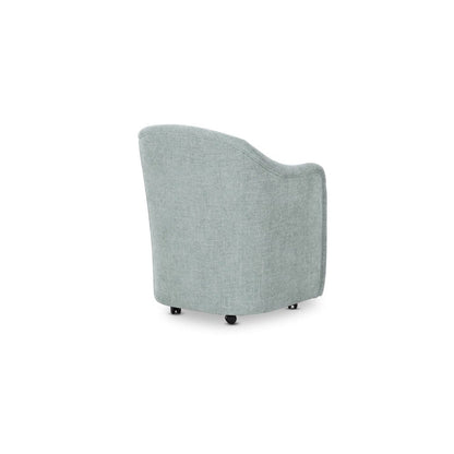 Moes Home - Drava Rolling Dining Chair Light Blue - OA-1034-45 view 4