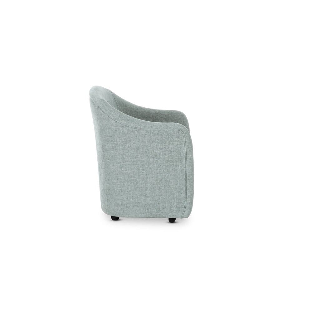 Moes Home - Drava Rolling Dining Chair Light Blue - OA-1034-45 view 5