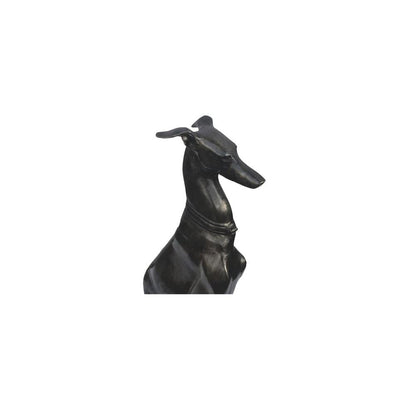 Moes Home - Duke Cast Aluminum Sculpture Black - FI-1130-02 view 5