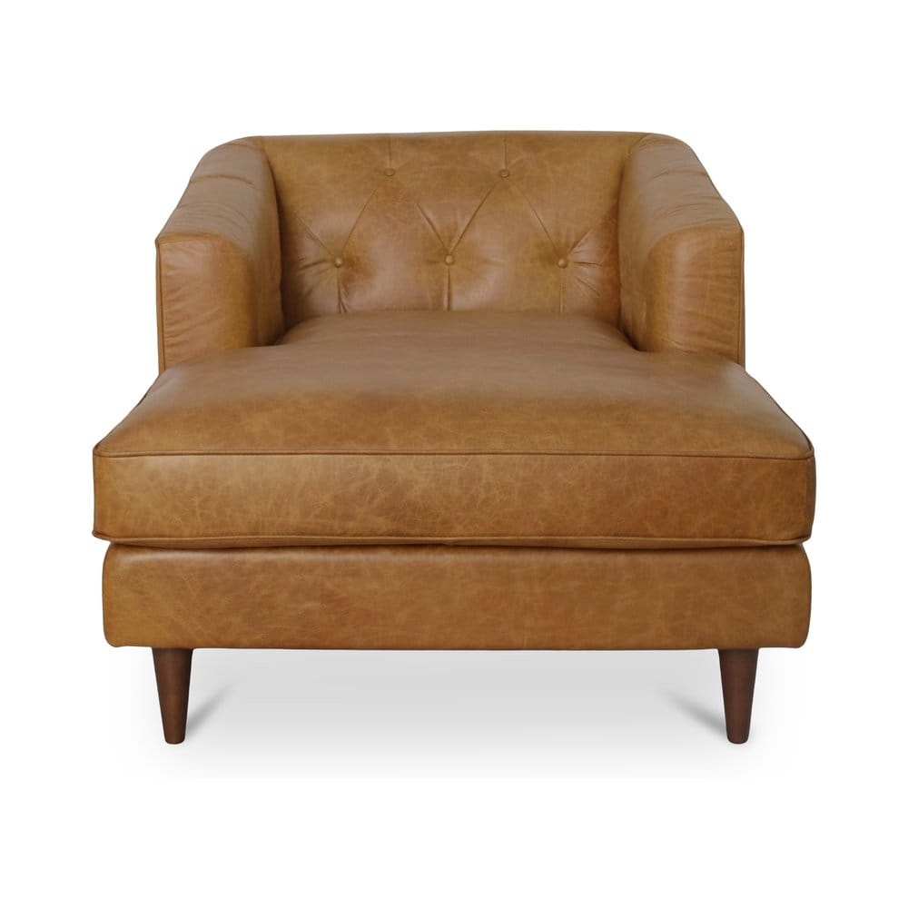 Moes Home - Dunmore Chaise Tan - XQ-1031-40 view 1