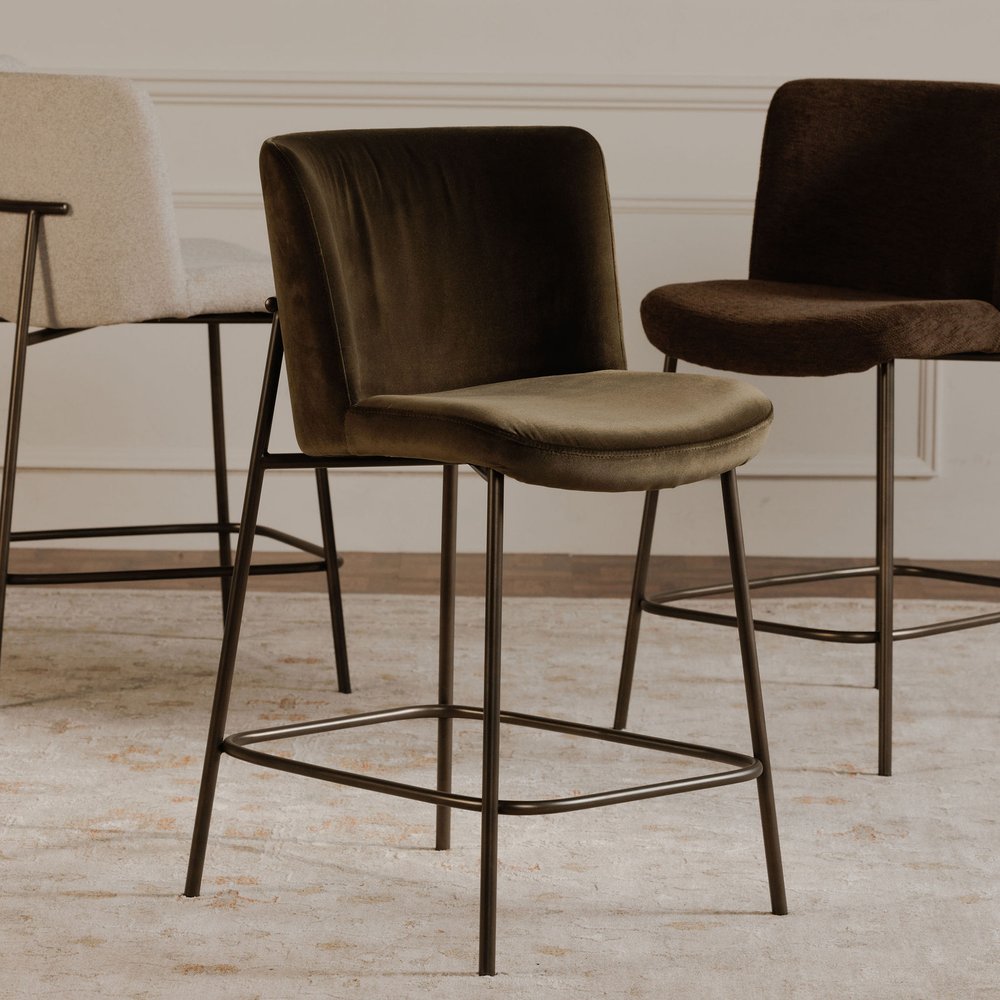 Moes Home - Early Bar Stool Dark Brown - YM-1014-20 view 8
