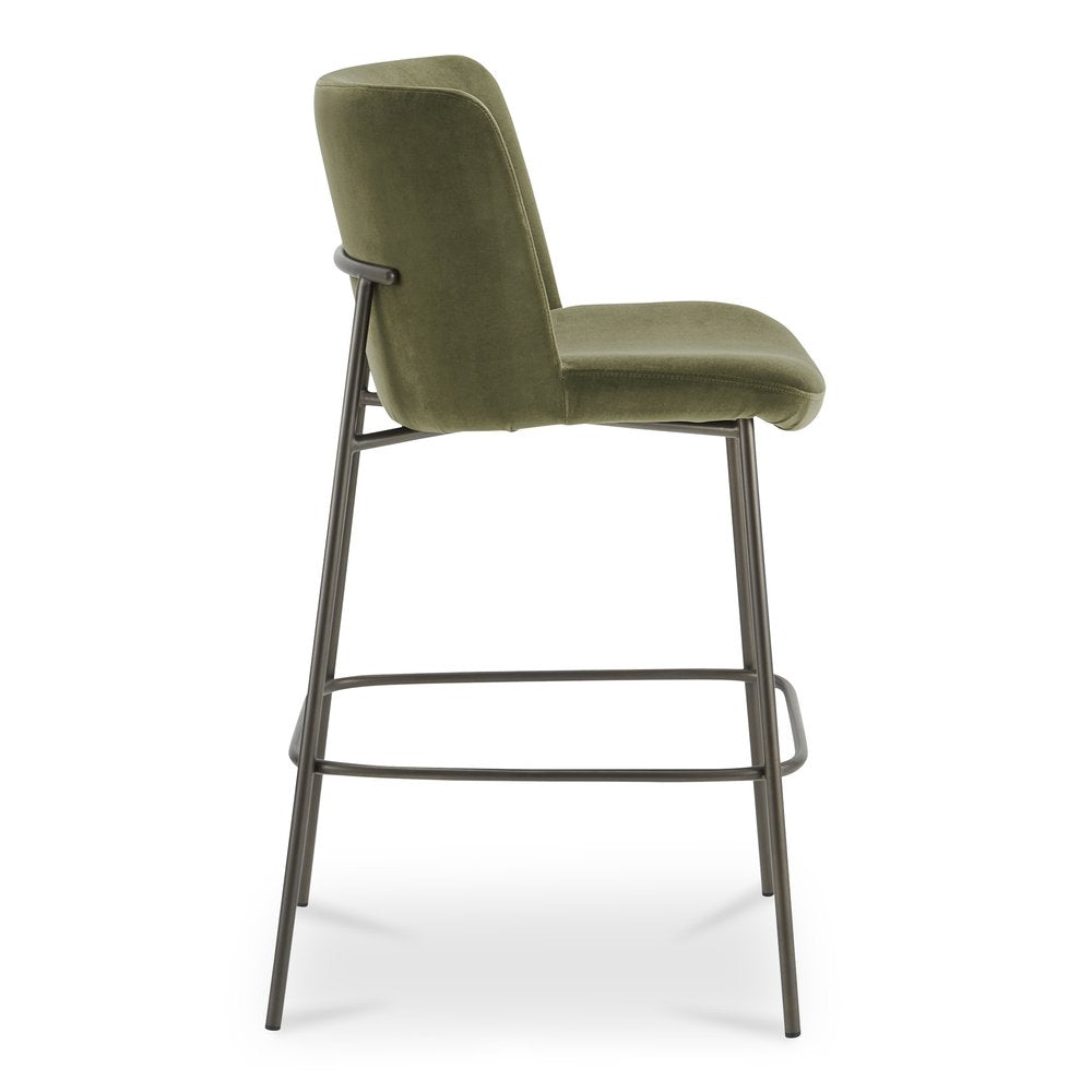 Moes Home - Early Bar Stool Faux Green Mohair - YM-1014-27 view 4