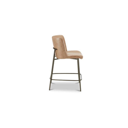 Moes Home - Early Counter Stool Tan Leather - YM-1013-03 view 4