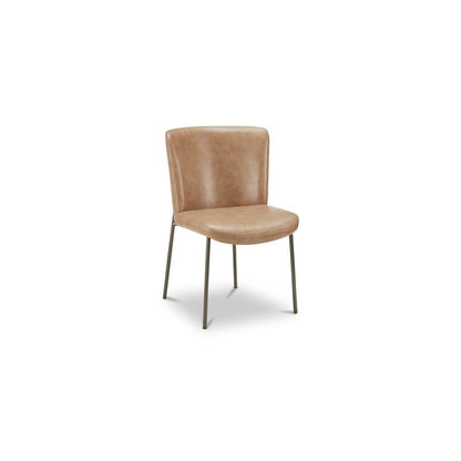 Moes Home - Early Dining Chair Tan Leather-Set of 2 - YM-1012-03 view 3