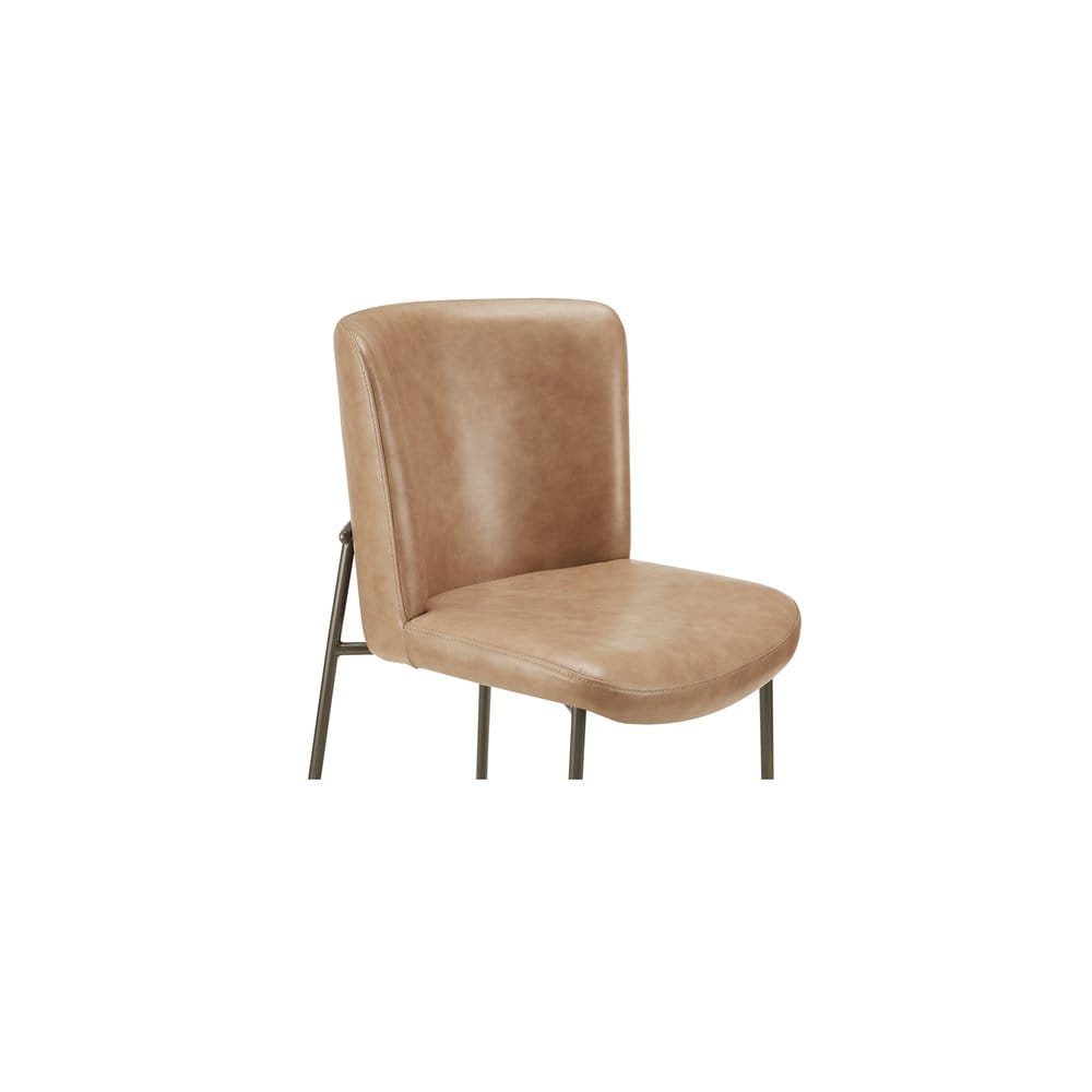 Moes Home - Early Dining Chair Tan Leather-Set of 2 - YM-1012-03 view 8