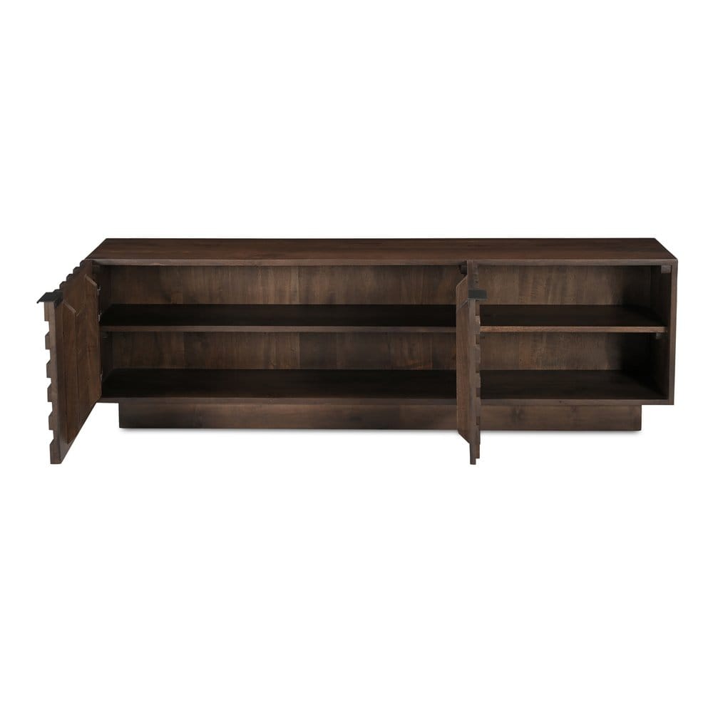 Moes Home - Easton Media Cabinet Brown - BB-1020-03 view 3