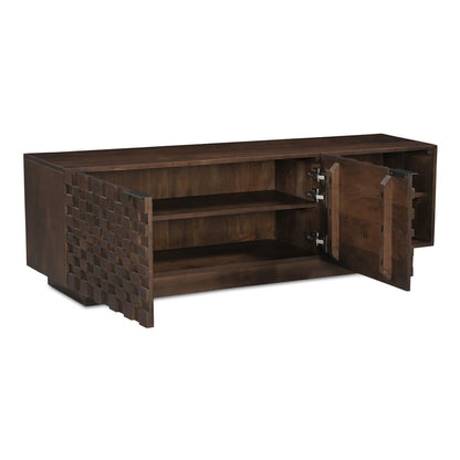 Moes Home - Easton Media Cabinet Brown - BB-1020-03 view 4