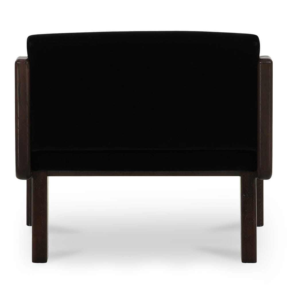 Moes Home - Edie Accent Chair Black Faux Mohair - OA-1075-02 view 5