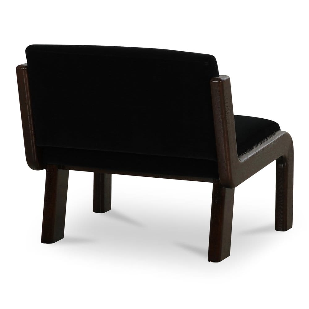 Moes Home - Edie Accent Chair Black Faux Mohair - OA-1075-02 view 6