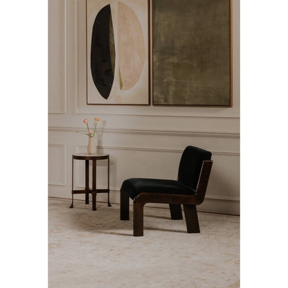 Moes Home - Edie Accent Chair Black Faux Mohair - OA-1075-02 view 9