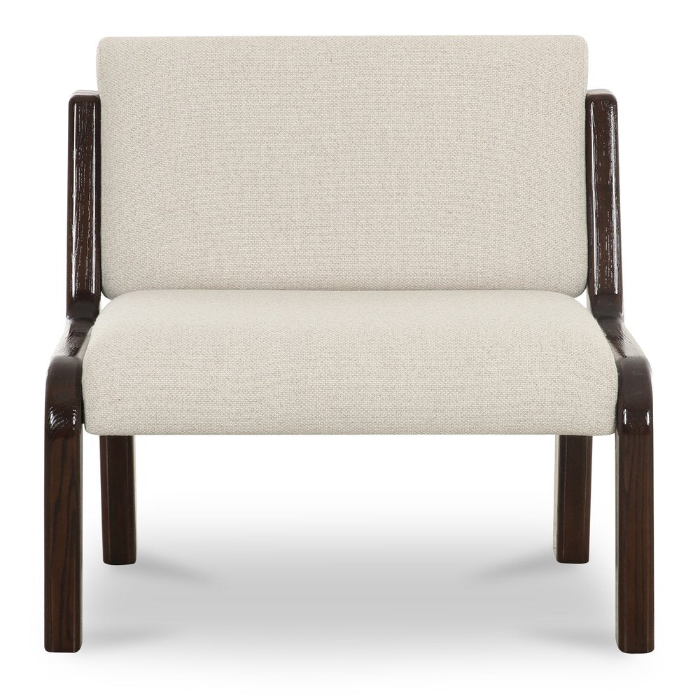 Moes Home - Edie Accent Chair Flecked Ivory - OA-1075-05 view 1