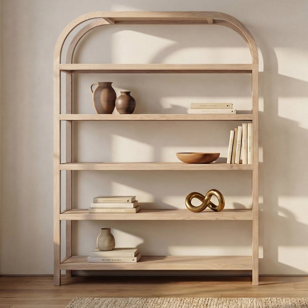 Moes Home - Eero Bookcase Large Natural - BC-1158-24 view 6