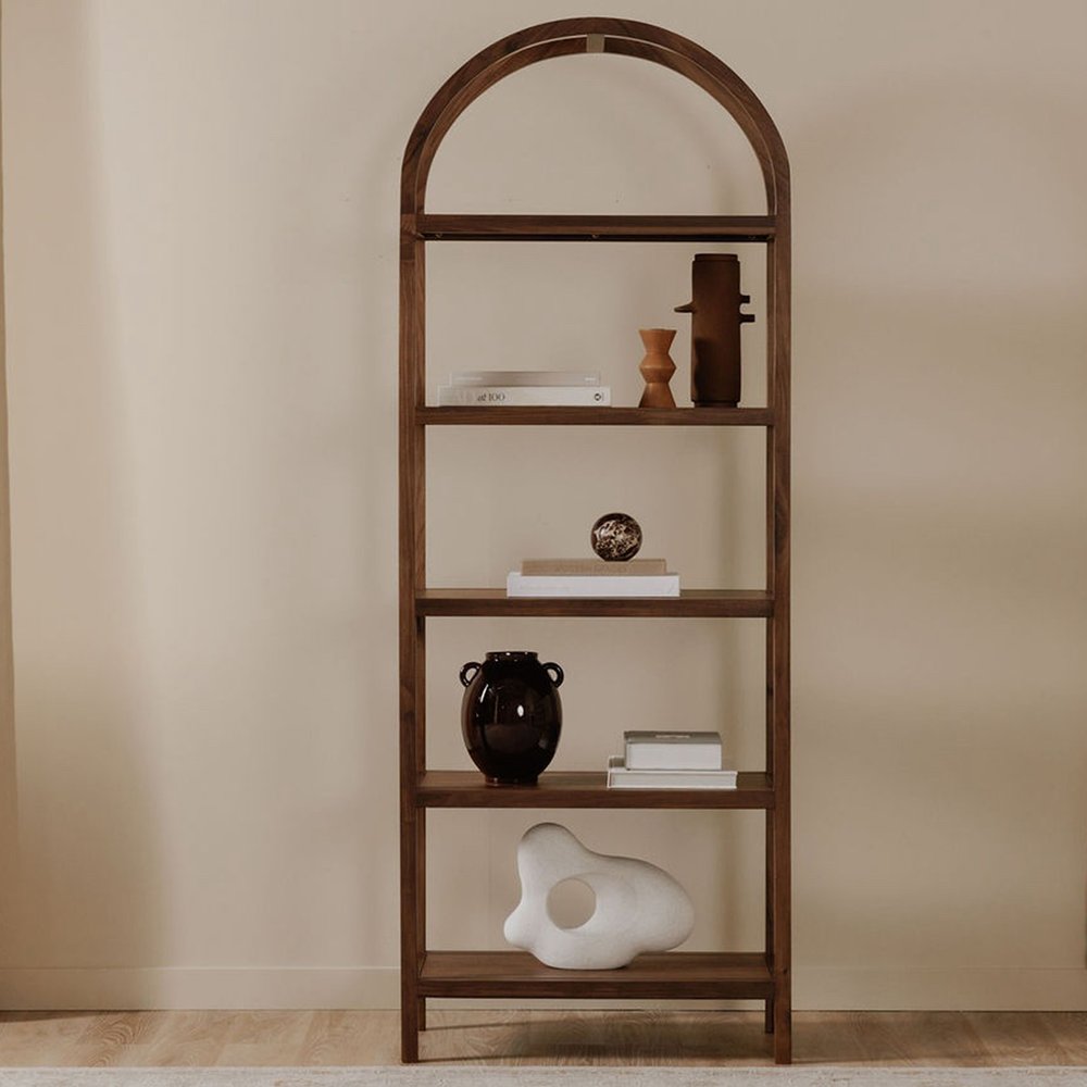 Moes Home - Eero Bookcase Walnut - BC-1115-03 view 5