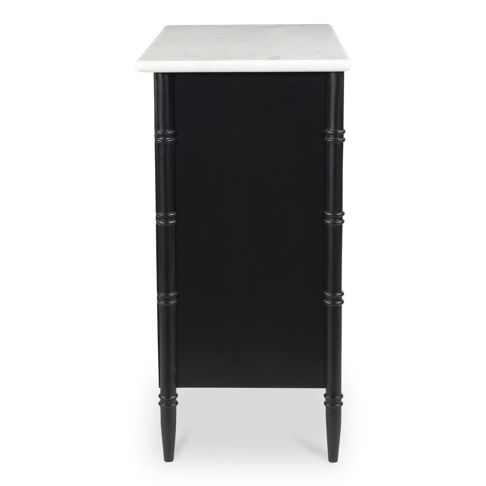 Moes Home - Eleanor 5 Drawer Chest Black - RP-1060-02 view 6
