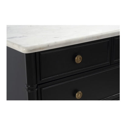 Moes Home - Eleanor 5 Drawer Chest Black - RP-1060-02 view 9