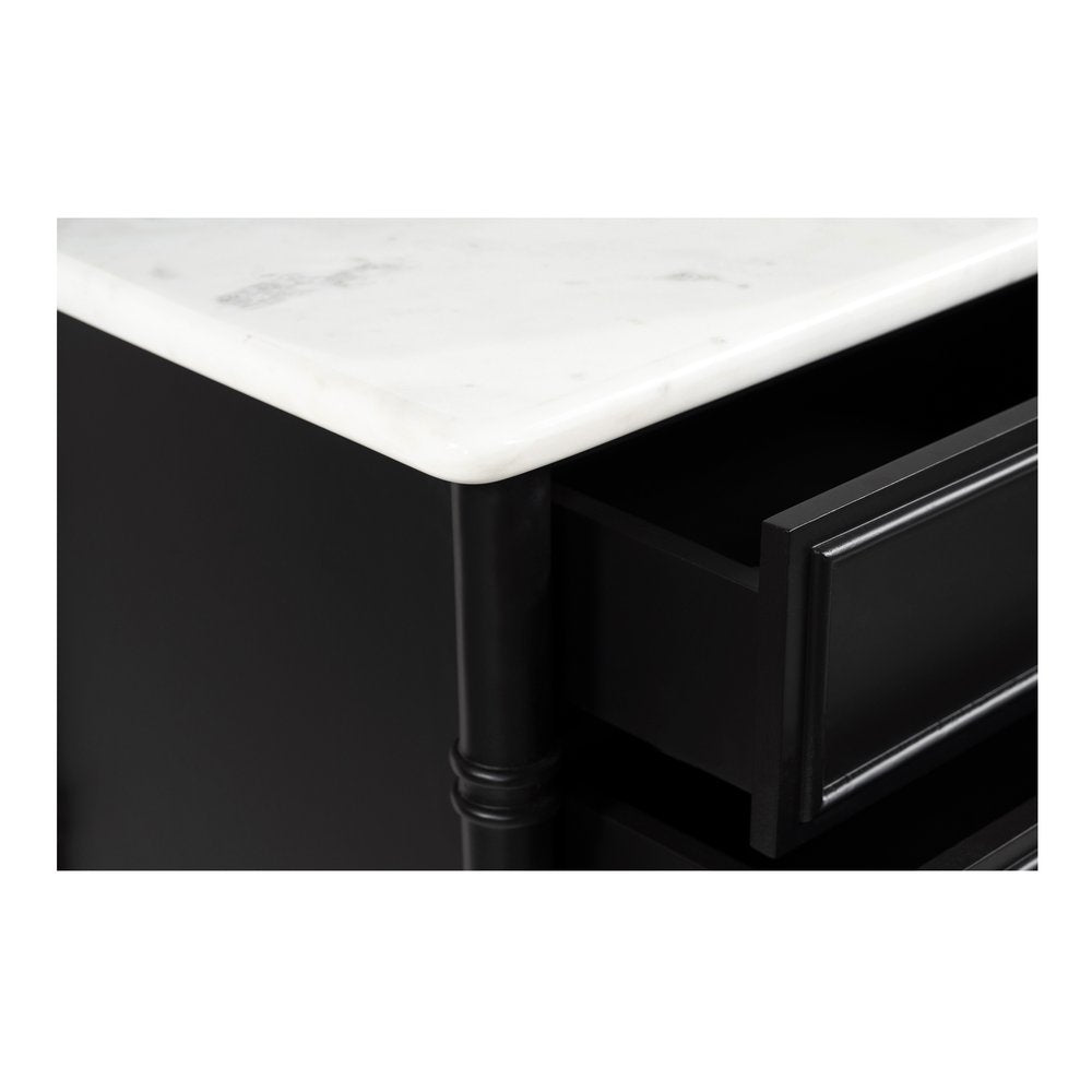 Moes Home - Eleanor 5 Drawer Chest Black - RP-1060-02 view 10