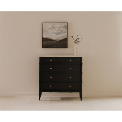 Moes Home - Eleanor 5 Drawer Chest Black - RP-1060-02 view 13