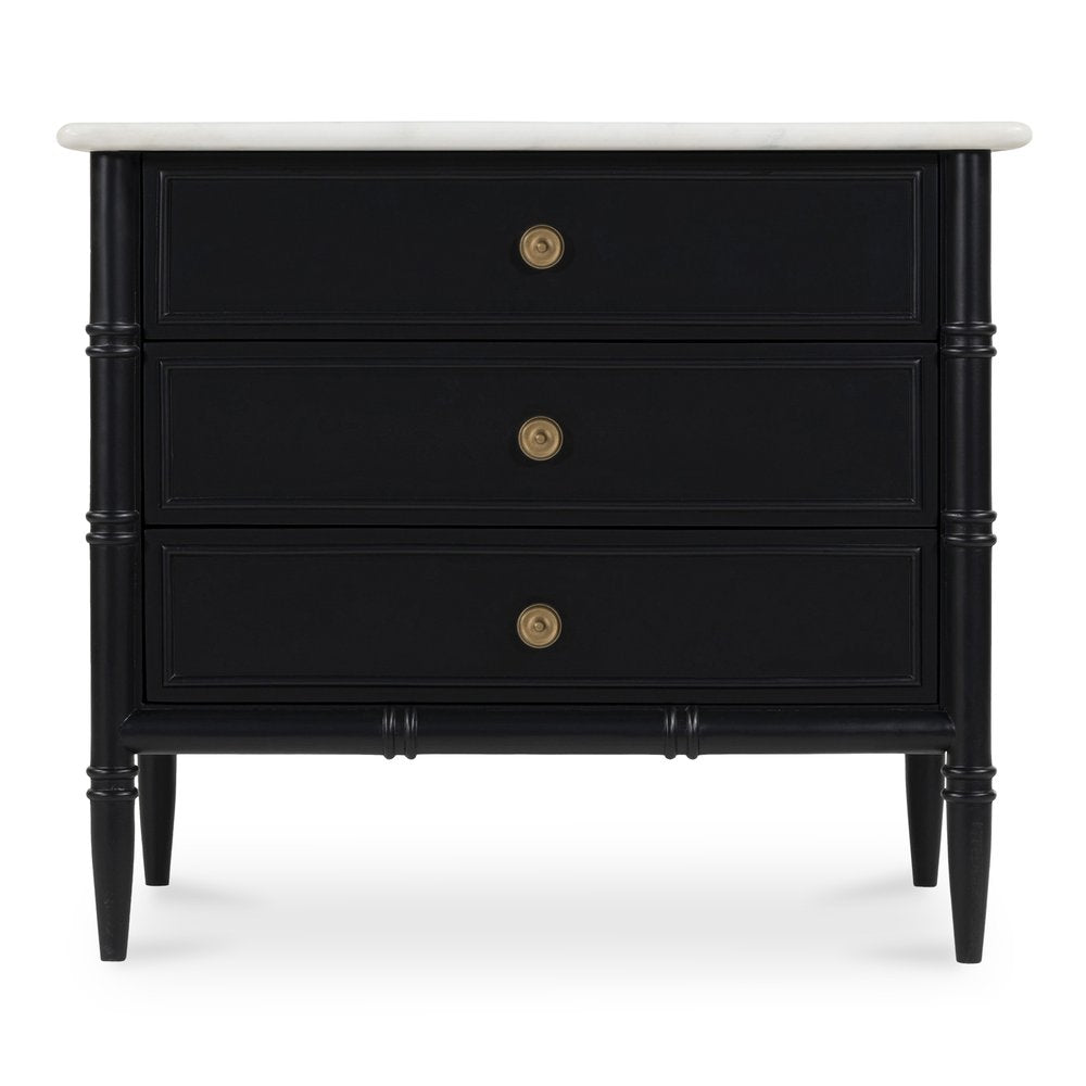Moes Home - Eleanor Nightstand Black - RP-1062-02 view 1