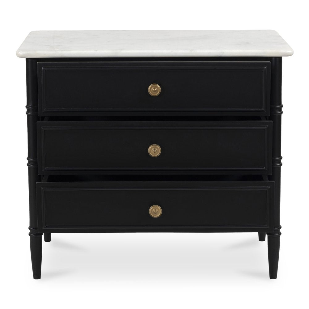 Moes Home - Eleanor Nightstand Black - RP-1062-02 view 2