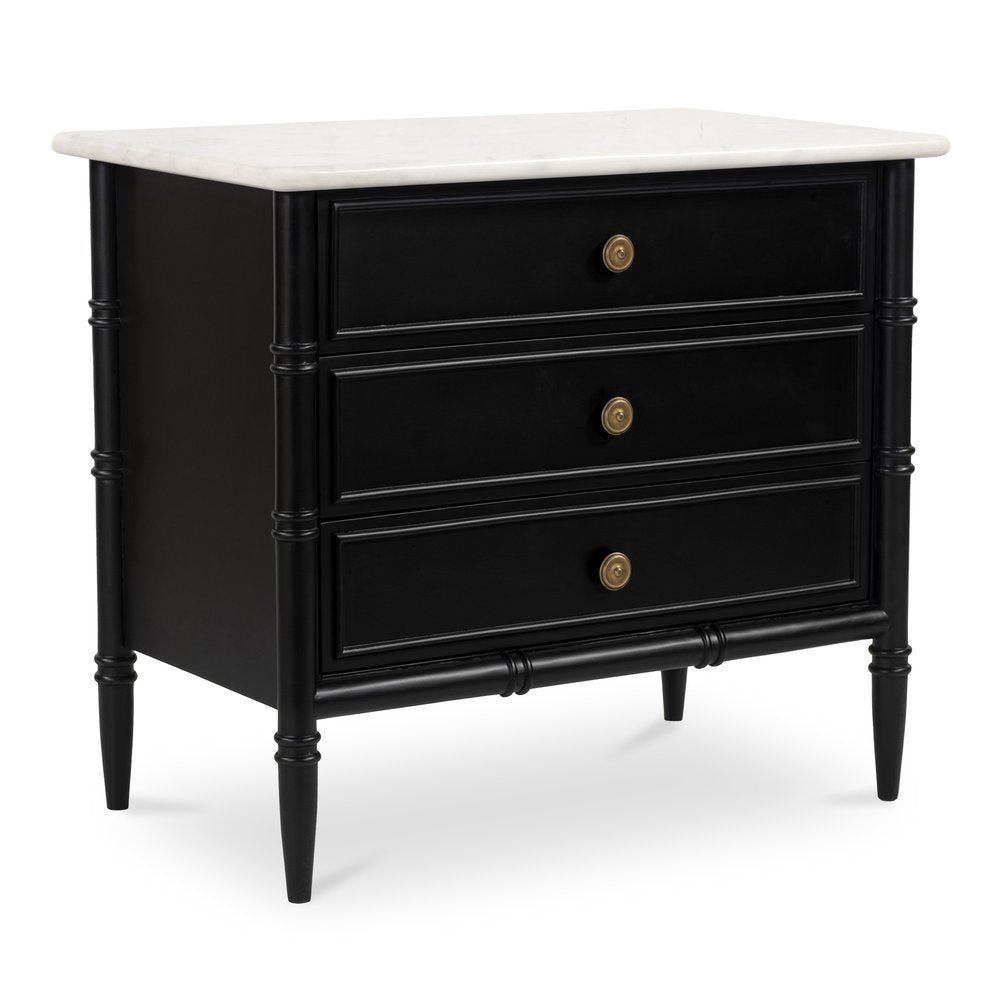 Moes Home - Eleanor Nightstand Black - RP-1062-02 view 3