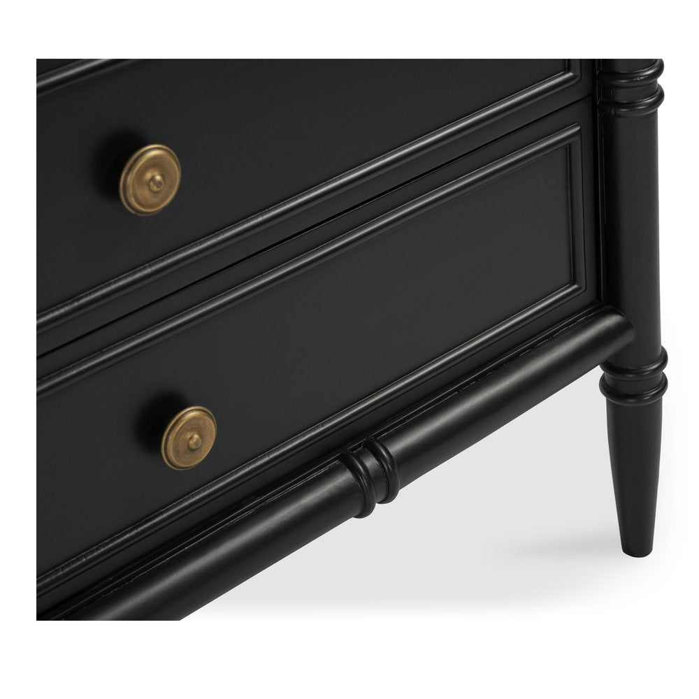 Moes Home - Eleanor Nightstand Black - RP-1062-02 view 9