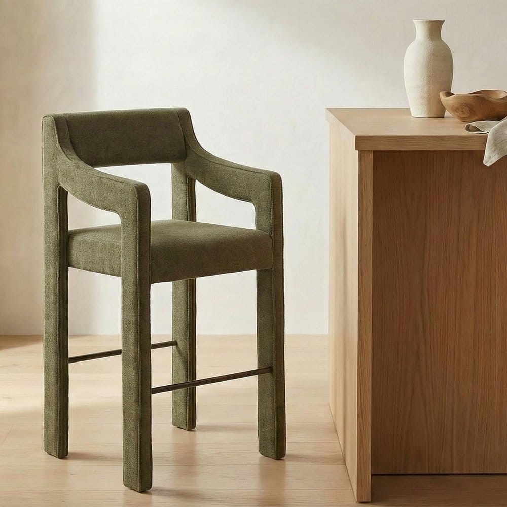 Moes Home - Elise Counter Stool Cedar Green - YM-1028-27 view 8