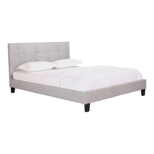 Moes Home - Eliza King Bed in Light Grey Fabric - RN-1021-29-0 veiw 2