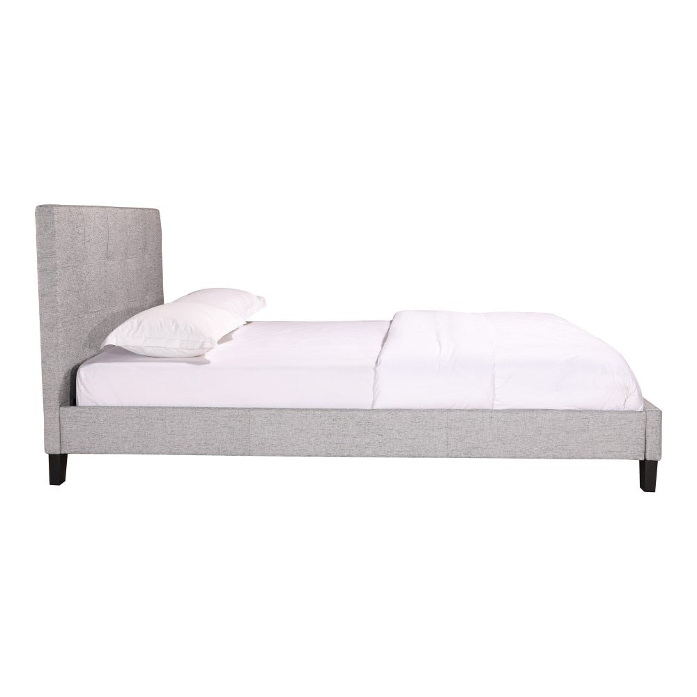 Moes Home - Eliza King Bed in Light Grey Fabric - RN-1021-29-0 veiw 3