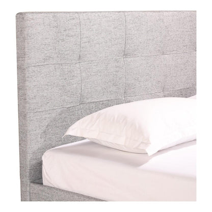 Moes Home - Eliza King Bed in Light Grey Fabric - RN-1021-29-0 veiw 5
