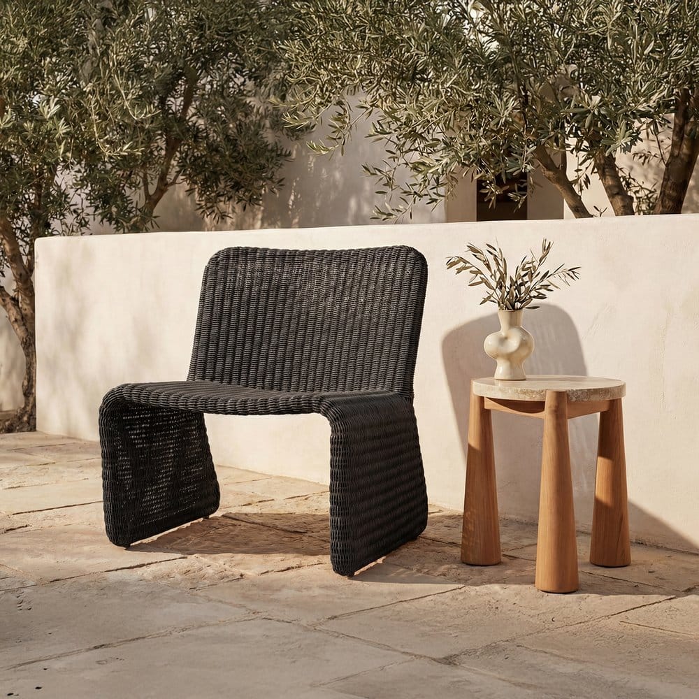 Moes Home - Ella Outdoor Accent Chair Charcoal - ET-1013-07 view 9