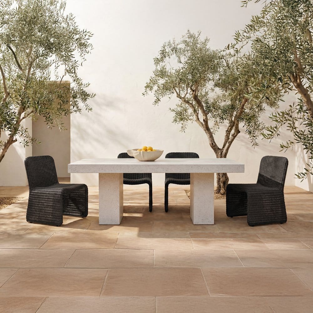 Moes Home - Ella Outdoor Dining Chair Charcoal-Set of 2 - ET-1012-07 view 8