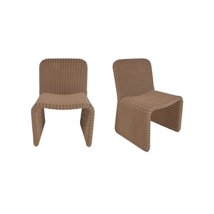 Moes Home - Ella Outdoor Dining Chair Natural-Set of 2 - ET-1012-24 view 1
