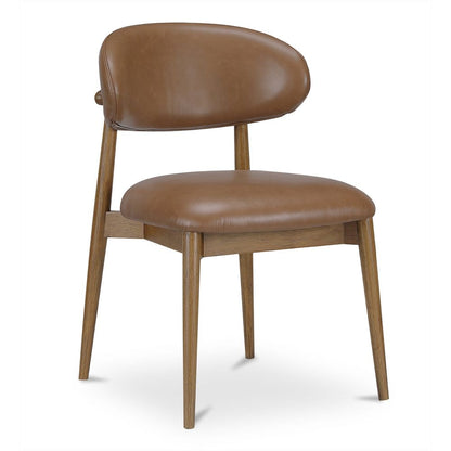 Moes Home - Ellie Dining Chair Brown Leather - ME-1069-03 view 3