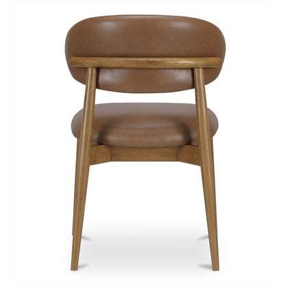 Moes Home - Ellie Dining Chair Brown Leather - ME-1069-03 view 5