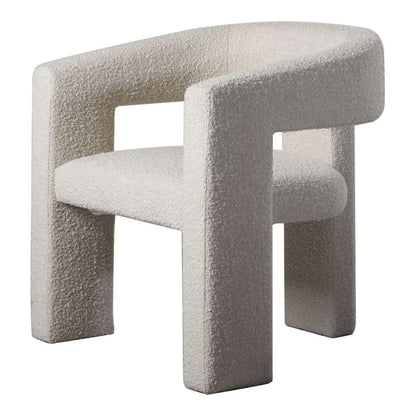 Moes Home - Elo Chair in White and Plywood Frame - ZT-1032-18 veiw 3