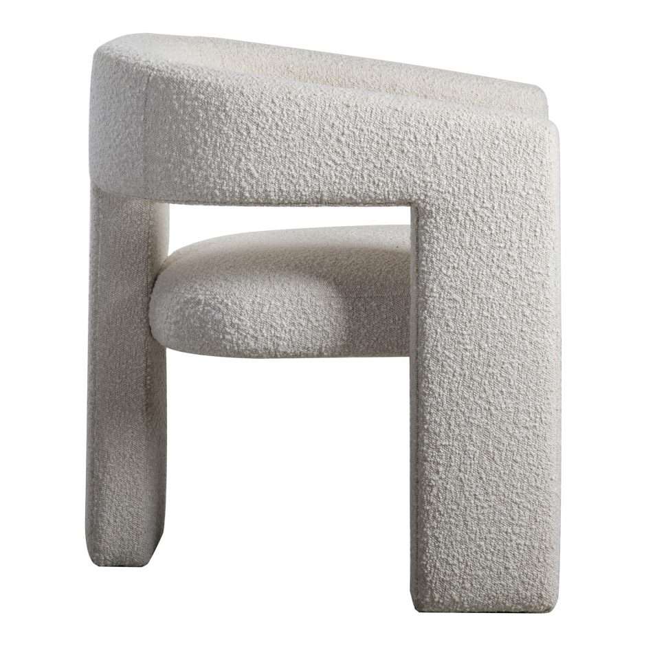 Moes Home - Elo Chair in White and Plywood Frame - ZT-1032-18 veiw 4