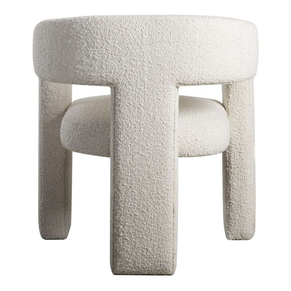 Moes Home - Elo Chair in White and Plywood Frame - ZT-1032-18 veiw 5