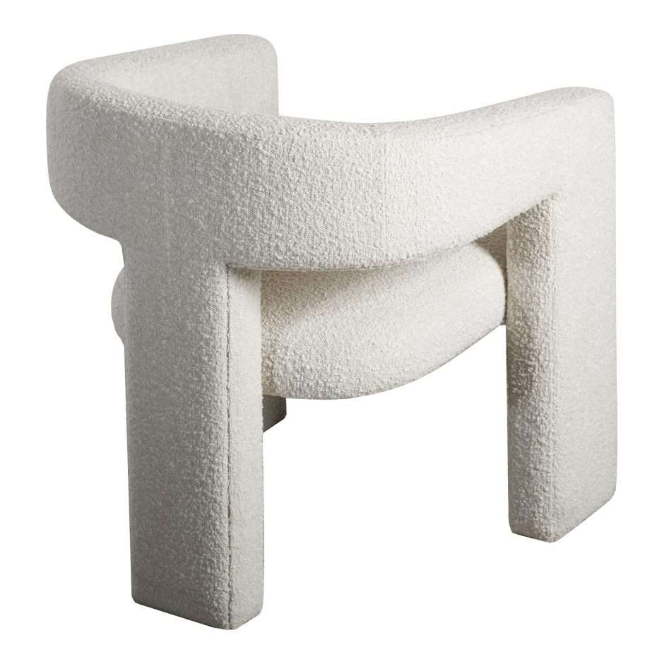 Moes Home - Elo Chair in White and Plywood Frame - ZT-1032-18 veiw 6