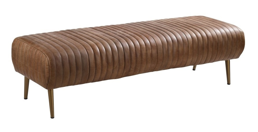 Moes Home - Endora Bench Cappucino - PK-1105-14 veiw 1