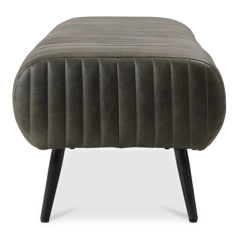 Moes Home - Endora Bench Charred Olive - PK-1105-16 view 4
