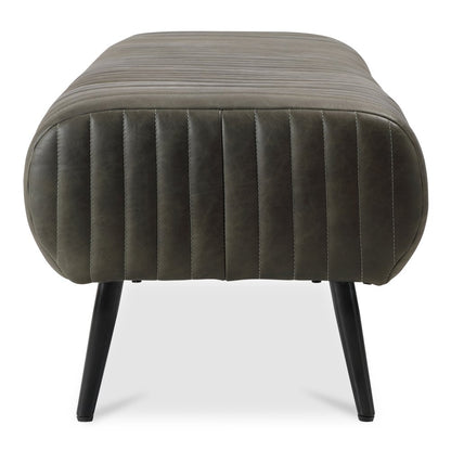 Moes Home - Endora Bench Charred Olive - PK-1105-16 view 4